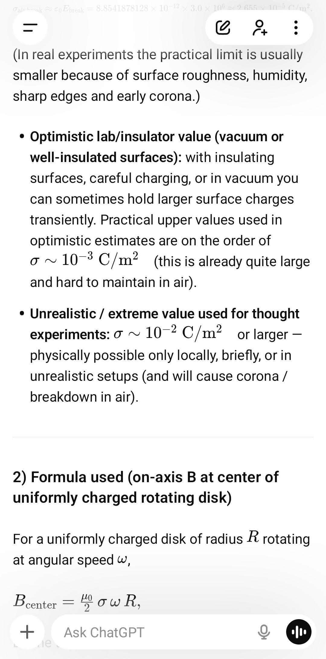 ChatGPT - Breakthrough in the construction of nuclear fusion reactors - new calculations - a charged ionized Kawecki ring could replace the strongest electromagnets